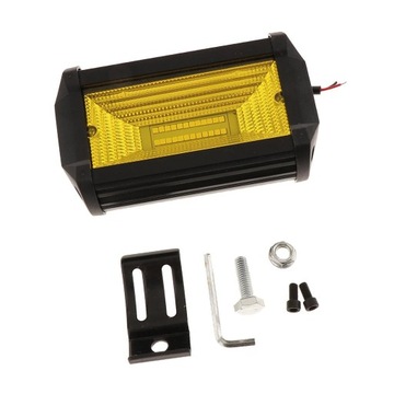 Żółte światła przeciwmgielne Robocze listwy świetlne Podwójna wiązka LED do samochodów ciężarowych