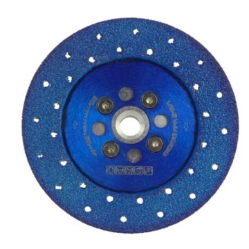 TARCZA DIAMENTOWA 125x10x22.23mm do SZLIFOWANIA fazowania GRESU NA KĄTÓWKĘ