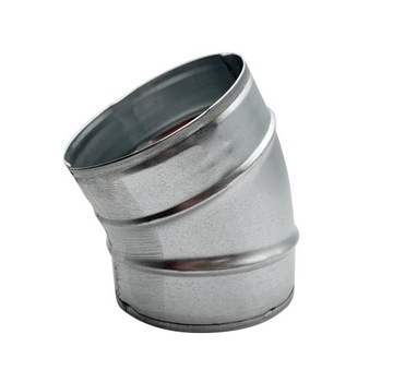 Kolano 100mm tłoczone 30 stopni fi 100 spiro ocynk