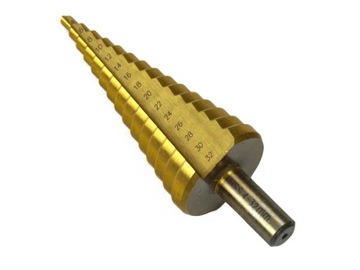 Wiertło stopniowane stożkowe ze stali HSS 4-32 mm