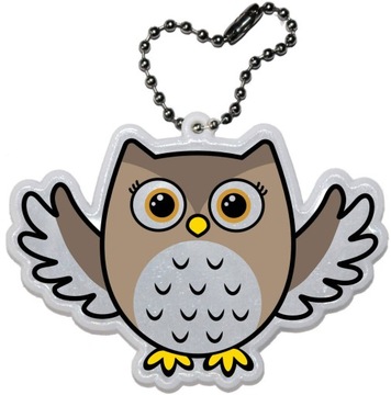 ODBLASKOWA ZAWIESZKA BRELOK SOWA ODBLASK SÓWKA
