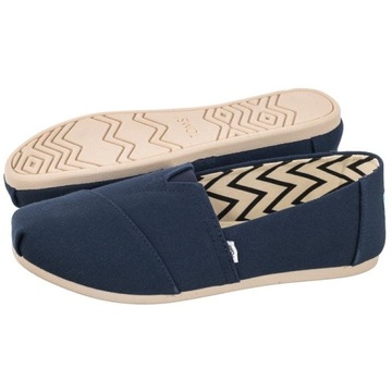 Obuwie Toms Alpargata Navy Recycled Cotton Canvas