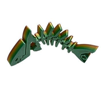 БРЕЛОК-КУЛОН FLEXI SHARK ЦВЕТ РАДУГА KEYRAMBIT TIKTOK