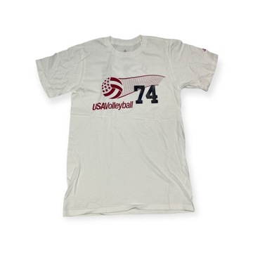 Koszulka męska biała ADIDAS VOLLEYBALL S 74