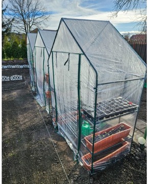 ФОЛЬГОВЫЙ ТУННЕЛЬ ФОЛЬГОВЫЙ САД ТЕПЛИЧНИК 4 ПОЛКИ
