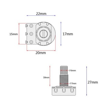 Аудио потенциометры Гитарный усилитель