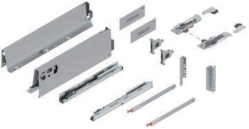 BLUM TIP-ON ANTARO TANDEMBOX L-500 WYSOKA D SZARA