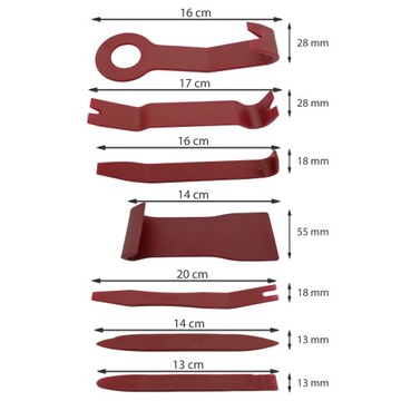 СЪЕМНИКИ КЛЮЧИ ИНСТРУМЕНТЫ ДЛЯ ДЕМОНТАЖА ОБИВКИ