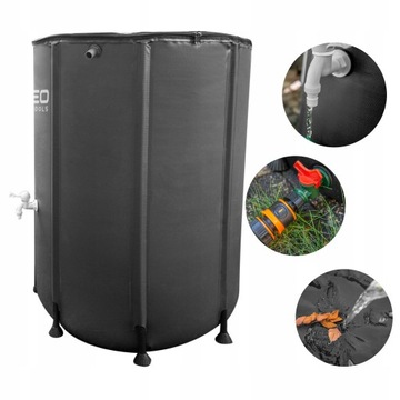 РЕЗЕРВУАР ДЛЯ ДОЖДЕВОЙ ВОДЫ NEO Tools 500л, ПВХ, СКЛАДНОЙ, 98x80см 15-952