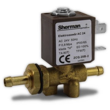 Elektrozawór ZCQ 20-B2 SHERMAN AC 24V AC 24 50Hz