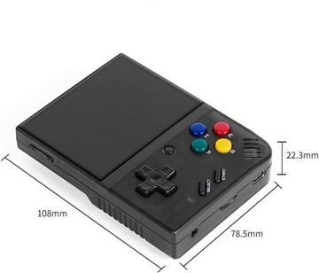 Miyoo Mini Plus PRZENOŚNA KONSOLA DO GIER Z 15000+ GIER + KARTĄ 128G BIAŁY
