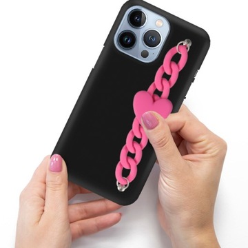 Etui Matowe Blink Łańcuszek Do IPHONE 13 PRO