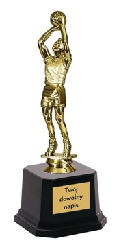 STATUETKA FIGURKA KOSZYKÓWKA M PUCHAR 21 cm GRAWER
