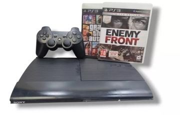 KONSOLA PS3 500GB PAD/OKABLOWANIE/2 GRY