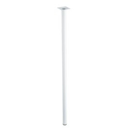 Noga stołu POKER 90x3,0cm metalowa biała