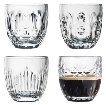 La Rochere Troquet 4szt szklanek szklanka mała espresso do kawy francuskie