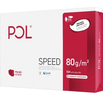 Papier ksero Polspeed A4 80g/m2 500 arkuszy