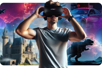 ОЧКИ VR 3D ВИРТУАЛЬНЫЕ ОЧКИ ДЛЯ ТЕЛЕФОНА СМАРТФОН ДЛЯ ИГР ДЛЯ ФИЛЬМОВ + ПАНД