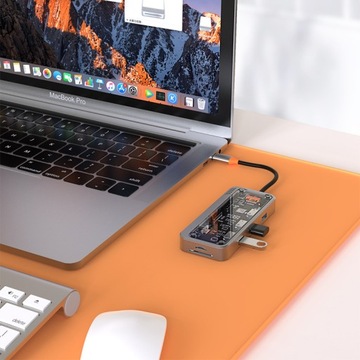 Док-станция Адаптер-концентратор USB Type C 10в1 100 Вт PD