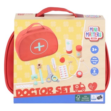 НАБОР MINI MATTERS WOODEN BEAUTY BEAUTY СУМОЧКА 8 шт. ПОДАРОК