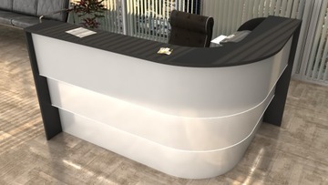 Lada recepcyjna R85 LED 200x150cm podświetlana