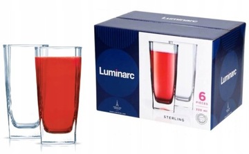 STERLING 6 SZKLANEK WYSOKICH 330ML LUMINARC