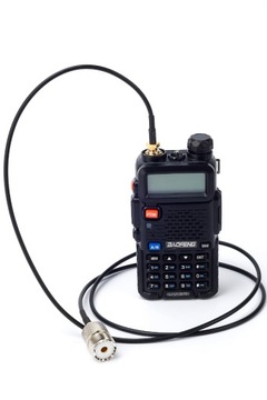 Adapter przejściówka SMA-F/UC-1 Baofeng UV5R UV82