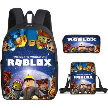 PLECAK SZKOLNY DLA CHŁOPAKA PLECAKI ROBLOX TORNISTER DO SZKOŁY 3W1