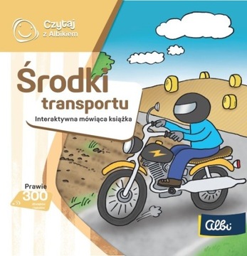 Czytaj z Albikiem Książka TRANSPORT auta pociągi