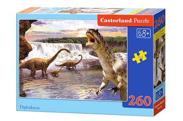 CASTOR PUZZLE 260 DIPLODOCUS DINOZAURY DINO