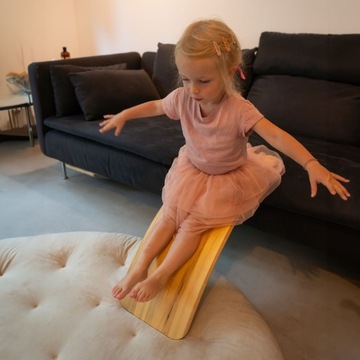 Балансировочная доска Switch для детей 85см, качалка Монтессори, безопасная