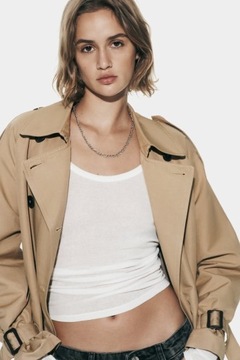 ТРЕНЧ ZARA CLASSIC БЕЖЕВЫЙ ВЕСНА S/M