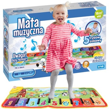 MATA MUZYCZNA DO TAŃCZENIA TAŃCA DUŻA GRA TANECZNA ZABAWKA NA PREZENT