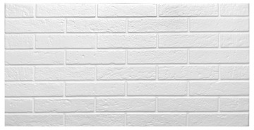 BIAŁA CEGŁA kasetony ścienne 3D 100x50 XL