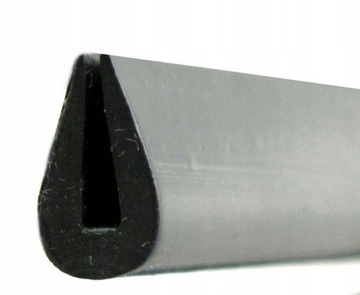 Listwa osłona krawędziowa rantowa 0,5mm - 50m czarna cienka na 0,5-0,8 mm