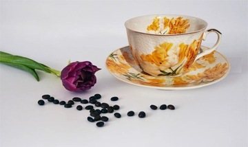 ЧАШКИ 6 ШТ. ТОНКИЙ ФАРФОР 250 МЛ ПОДАРОЧНЫЙ НАБОР ПОДАРОЧНАЯ КОРОБКА