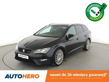 Seat Leon III ST 2.0 TDI CR 184KM 2016 Seat Leon GRATIS! Pakiet Serwisowy o wartości 600