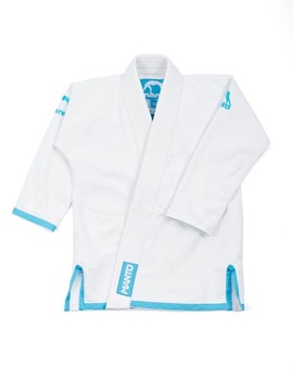 MANTO KIMONO GI DLA DZIECI BJJ JUDO AIKIDO białe 129-139 M1