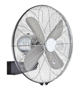 КРУГЛЫЙ НАПОЛЬНЫЙ ВЕНТИЛЯТОР 50 СМ ПРОМЫШЛЕННЫЙ ВЕНТИЛЯТОР INOX ХРОМ 120 Вт