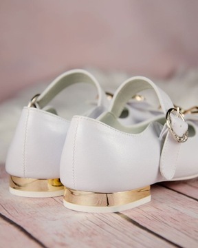 Buty komunijne dziewczęce KBD-813 - Rozmiar: 32 -