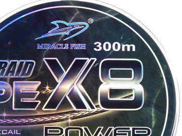 BRID PE рыболовная тесьма x8 прядей STRONG 300 м 0,18 29,2 кг