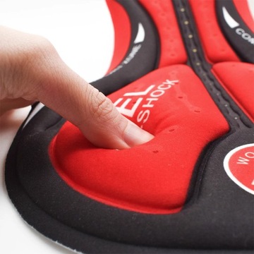 Мужские велосипедные шорты 5D Rubber Pad, черные, L