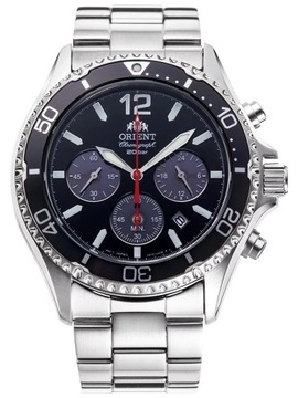 Zegarek Męski Orient Sports Solar Chronograph RA-TX0202B10B + BOX + GRAWER