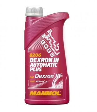 Масло для АКПП Mannol Automatic Plus Dexron III 1 л