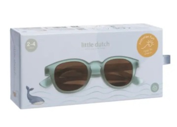 Дитячі Окуляри сонцезахисні зелені 2-4 роки UV400 Little Dutch