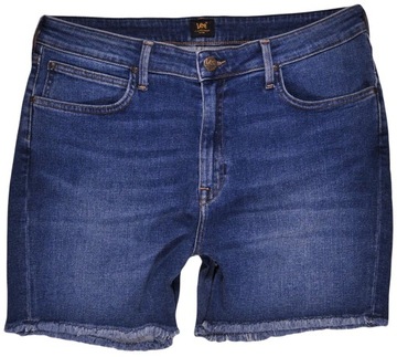 LEE spodenki REGULAR blue jeans BOYFRIEND SHORT _ W33