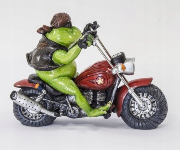Декоративная статуэтка żaba Chopper 19x24 112083
