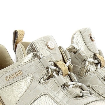 Sneakersy CARINII B5787-F76-B15-P24-E07 Złote r.38