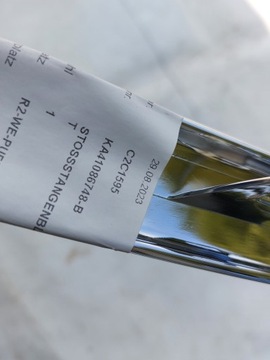 CHRÓM LIŠTA LEVÝ ZADNÍ JAGUAR XJ X350 ORIGINÁLNÍ