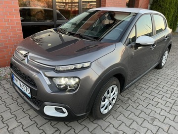 Citroen C3 III Hatchback Facelifting 1.2 PureTech 83KM 2022 Citroen C3 1.2 benzyna 83 KM 7477 km zarej w PL zadbany mozliwa zamia